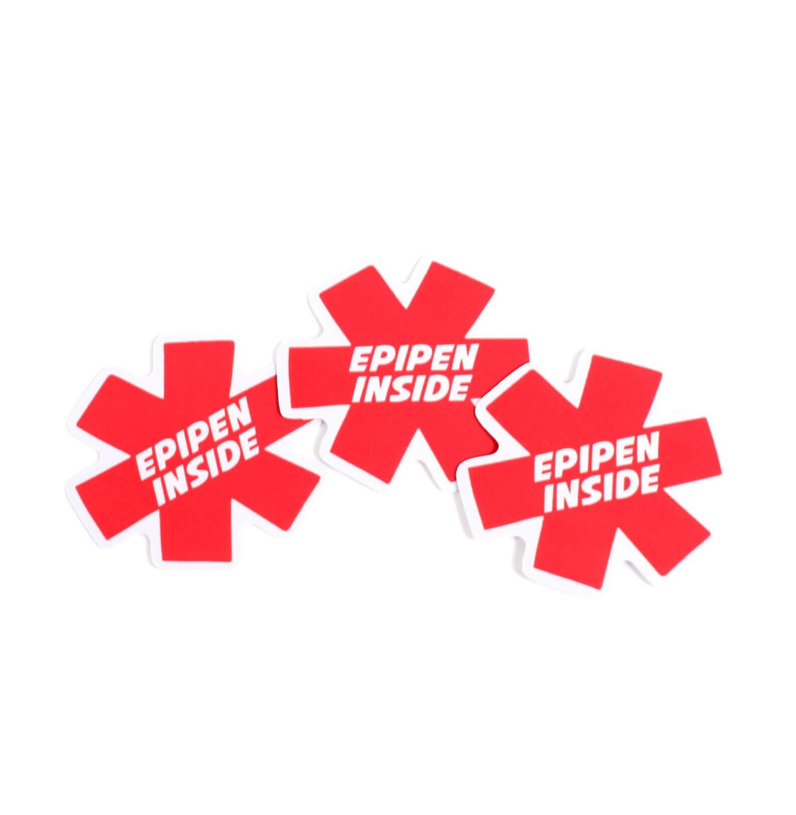 EpiPen Inside Set of 3 Vinyl Stickers