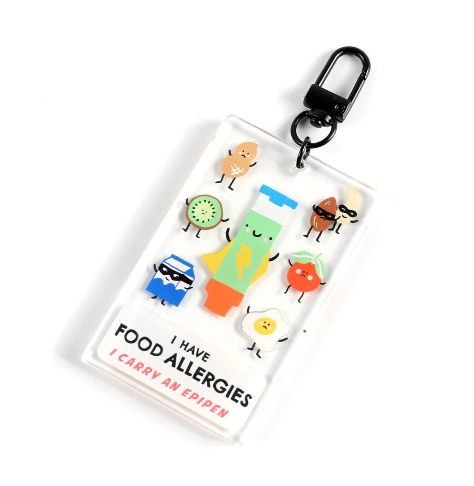 EpiPen Food Allergies Backpack Tag