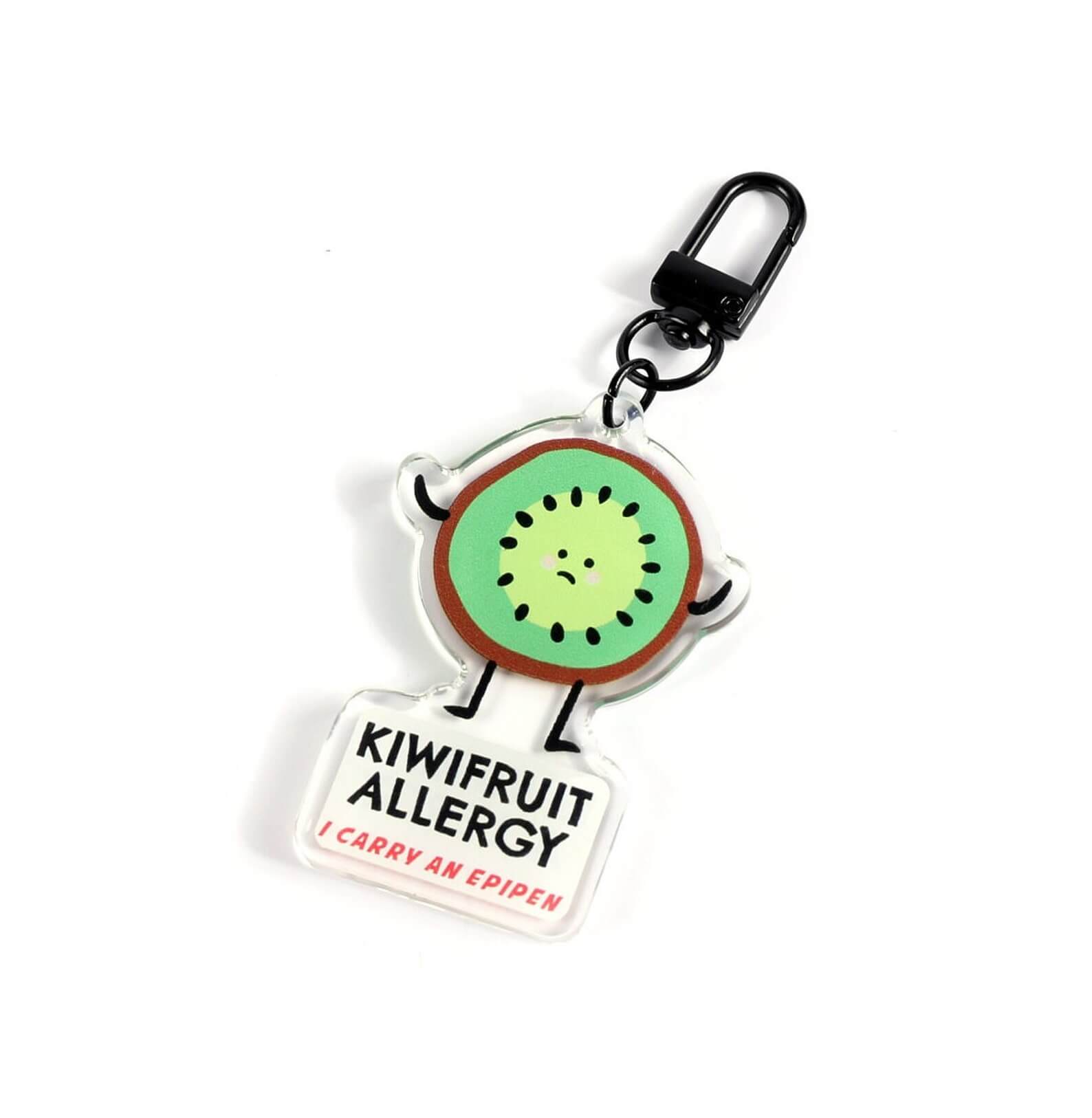 EpiPen Kiwifruit Allergy Backpack Tag