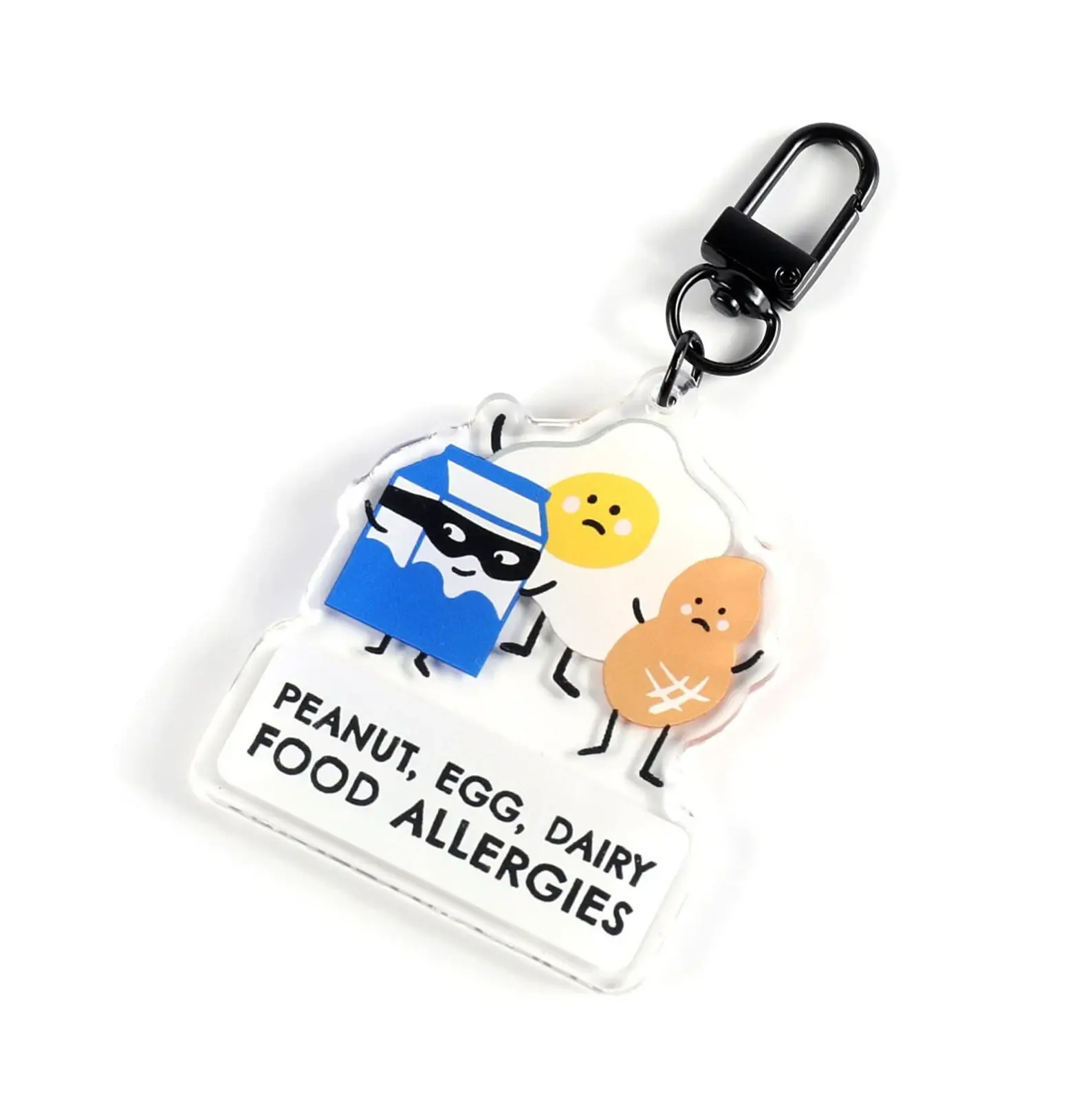Peanut Egg Dairy Allergy Backpack Tag