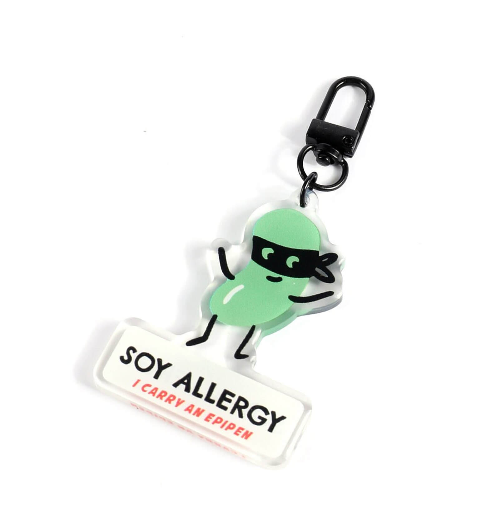 Epipen Soy Allergy Backpack Tag