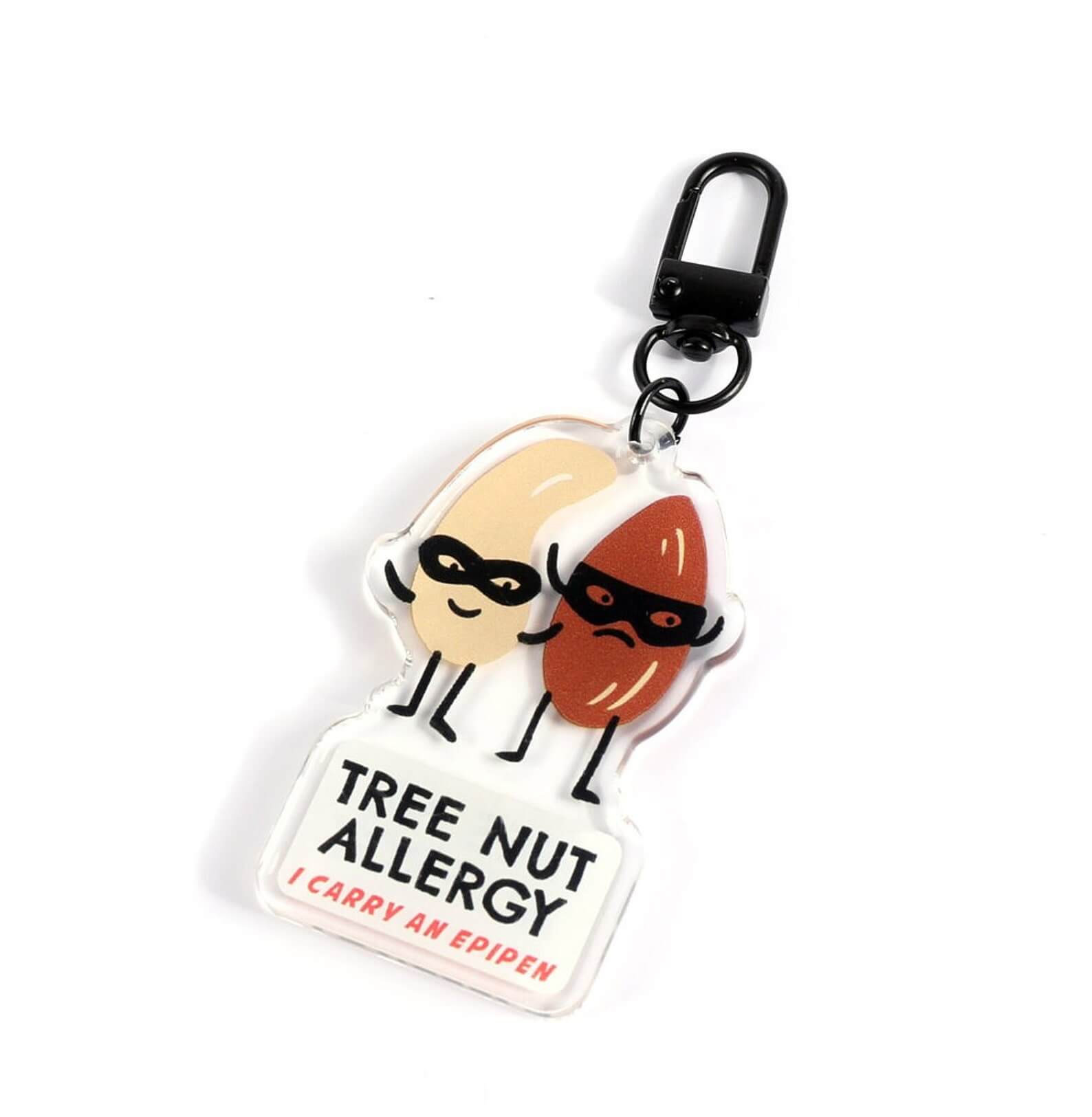 EpiPen Tree Nuts Allergy Backpack Tag