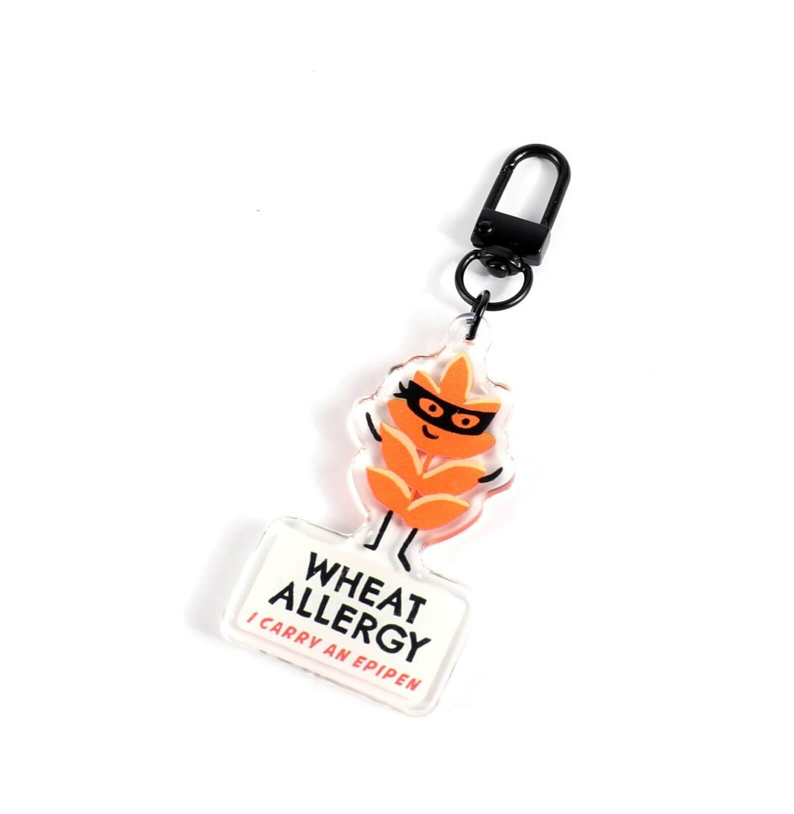 Epipen Wheat Allergy Backpack Tag